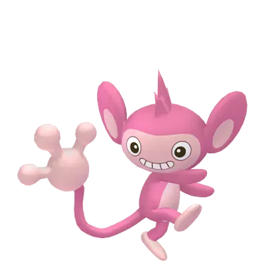 #0190 Aipom Shiny 6IV Hidden Ability In-game Trade Pkm Go